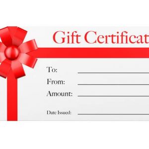 Gift Certificates